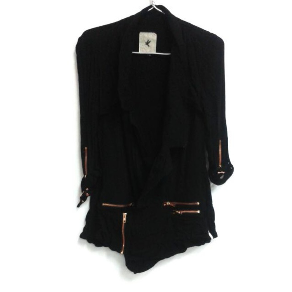 One Teaspoon Black & Rose Gold Blazer
